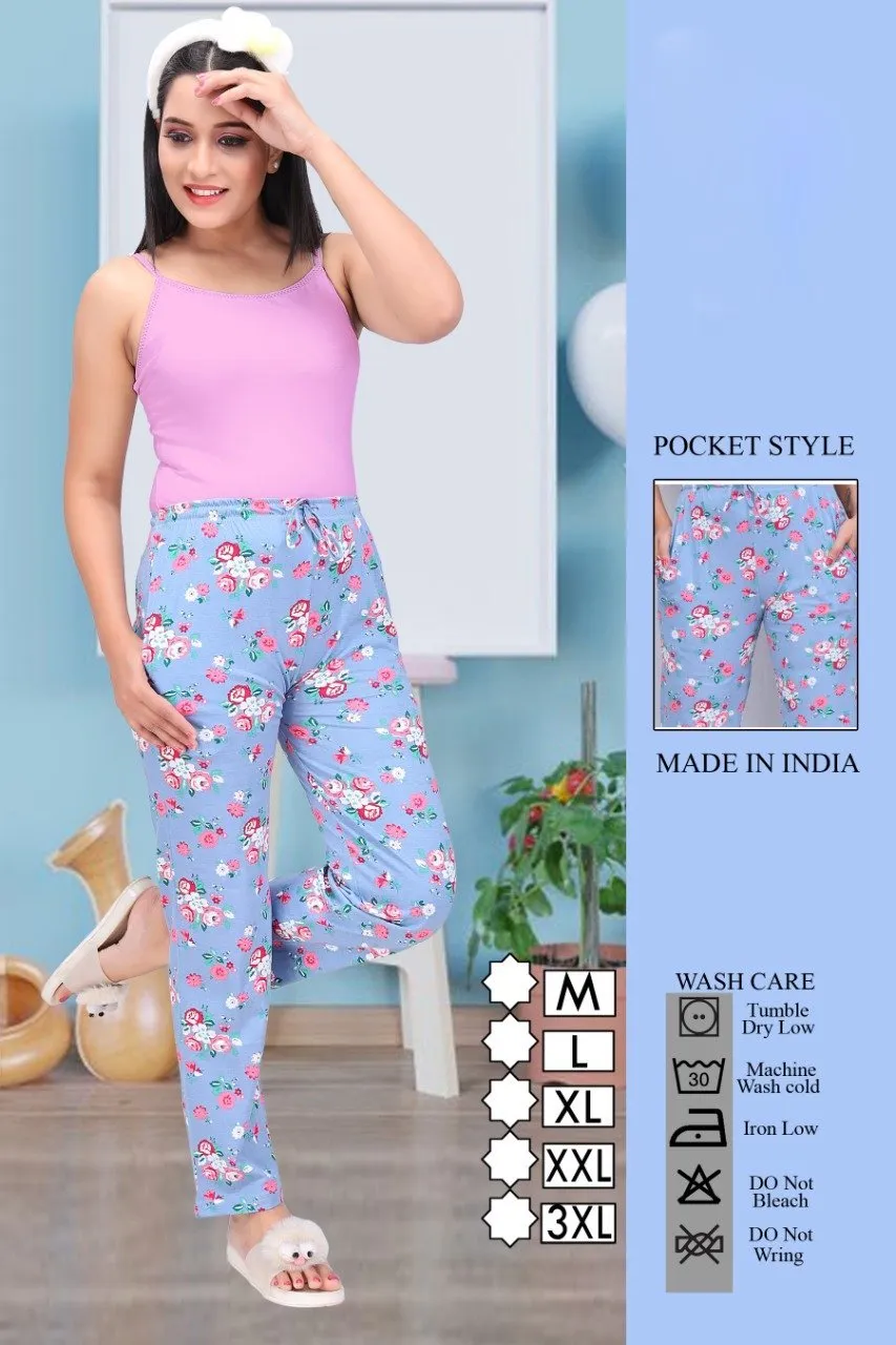 Women's Stylish Printed Soft Cotton Pajamas