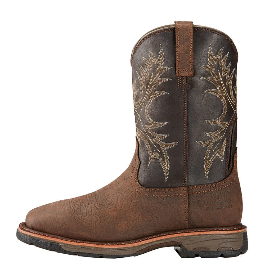 Workhog Wdsqt Bruin in Brown by Ariat